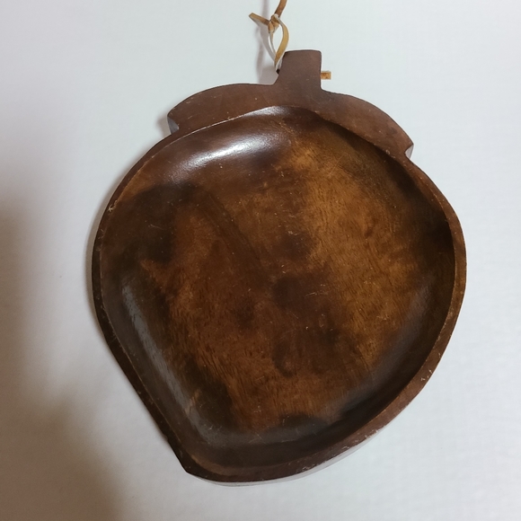 Vintage 60s Wooden Wall Hanging or Nut Tray - Picture 3 of 7